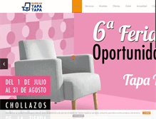 Tablet Screenshot of mueblestapatapa.com